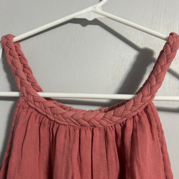 NWT Sim & Sam Dusty Pink Halter Ruffled Hem Tank Top Women's M - Picture 3 of 7
